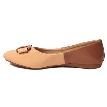 women Synthetic Beige Bellies 3