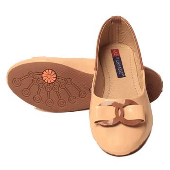 women Synthetic Beige Bellies 5