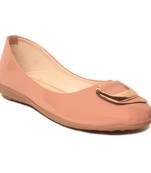 women Synthetic Pink Bellies