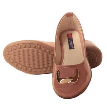 women Synthetic Pink Bellies 5