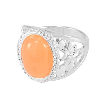 Orange Crystal Rings 1