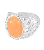 Orange Crystal Rings