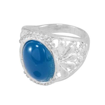 Blue crystal rings 1