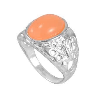 Orange crystal rings 2