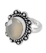 Multicolor Chalcedony Rings