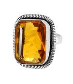 Yellow Quartz   Rings