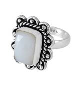 Multicolor Chalcedony Rings