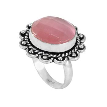 Pink Cat'S Eye Rings 2