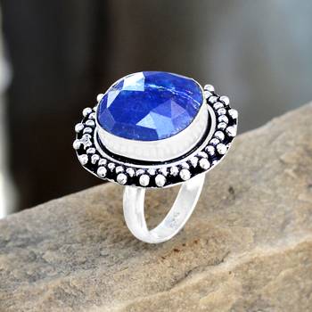 Blue Lapis Lazuli Rings 3