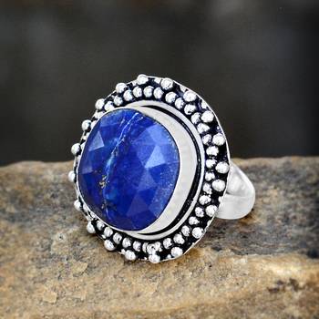Blue Lapis Lazuli Rings 4