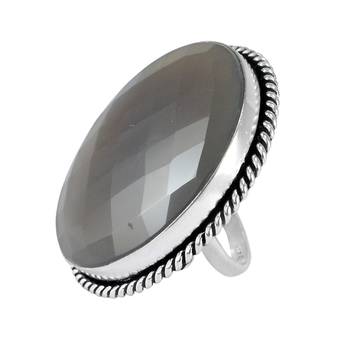 Multicolor Chalcedony Rings 2