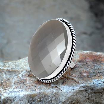 Multicolor Chalcedony Rings 1