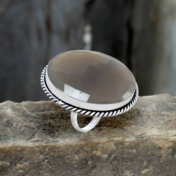 Multicolor Chalcedony Rings 5