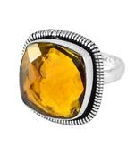 Yellow Quartz   Rings