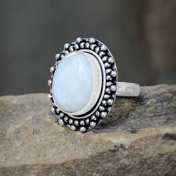 Multicolor Moonstone Rings 4