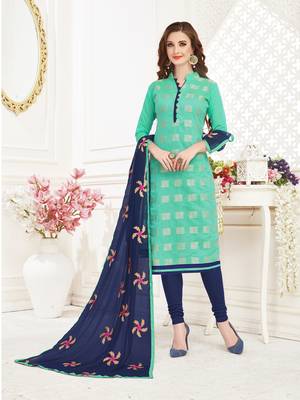 Light-green embroidered banarasi brocade salwar 1