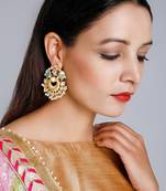 Kundan Enamel Earrings