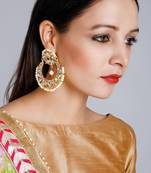 Kundan Chand Earrings