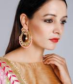 Kundan Chand Earrings