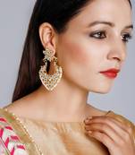 Kundan Chand Earrings