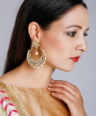 Kundan Chand Earrings 1