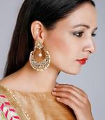 Kundan Chand Earrings