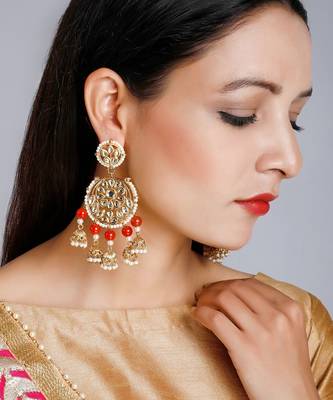 Kundan Chand Earrings 1