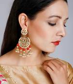 Kundan Chand Earrings