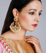 Kundan Chand Earrings