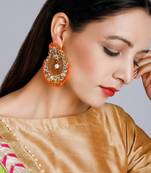 Kundan Chand Earrings