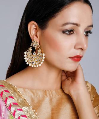 Kundan Chand Earrings 1
