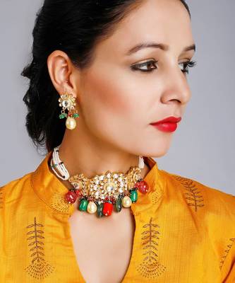 Kundan Neckpiece With Earrings 1