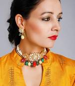 Kundan Neckpiece With Earrings