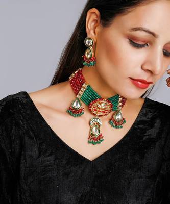 Kundan Neckpiece With Earrings 1