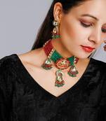Kundan Neckpiece With Earrings