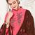 Pink embroidered raw silk salwar
