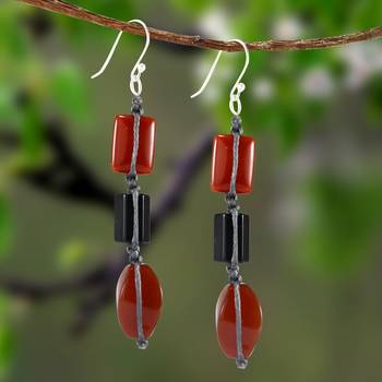 Multicolor Onyx Earrings 2