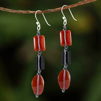 Multicolor Onyx Earrings 3