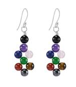 Multicolor Onyx Earrings