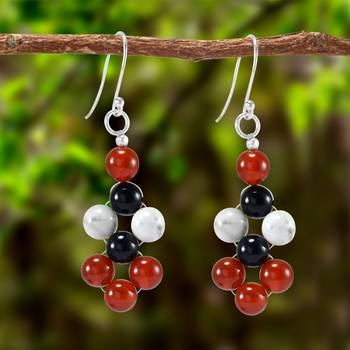 Multicolor Onyx Earrings 3