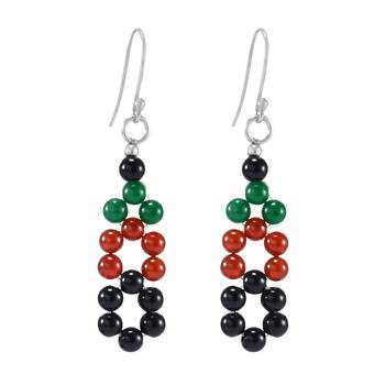 Multicolor Onyx Earrings 1