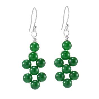 Green Onyx Earrings 1