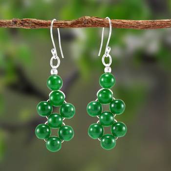 Green Onyx Earrings 2