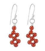 Orange Carnelian Earrings