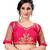 Pink Women'S Embroidered Santoon Silk Blouse