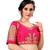 Pink Women'S Embroidered Santoon Silk Blouse