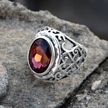 Purple Crystal Rings 3
