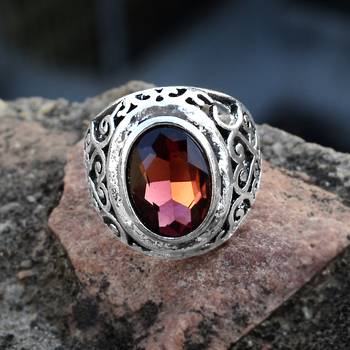 Purple Crystal Rings 4