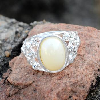 White Crystal Rings 3
