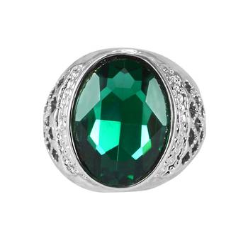 Green crystal rings 1